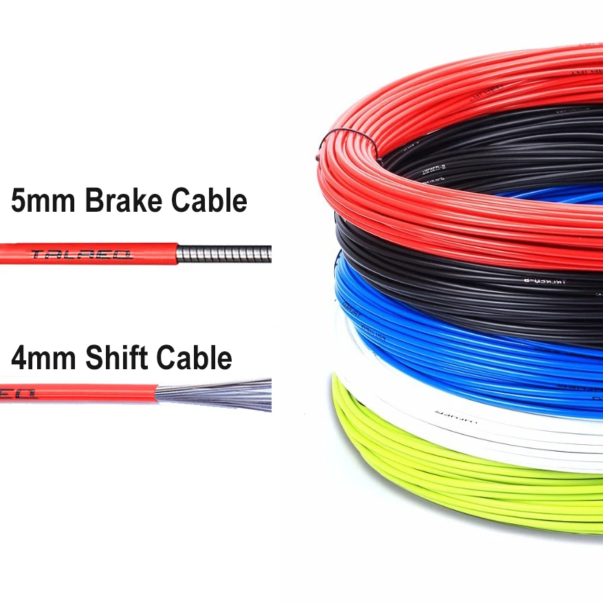 

Велосипедный тормозной кабель/трос переключения 4 мм/5 мм, 1 м