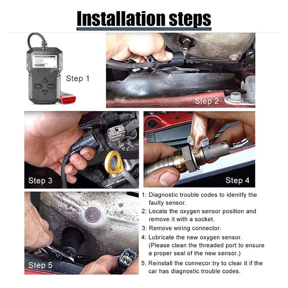 Автомобильный датчик кислорода O2 L3TF-18-8G1C LZA07-MD11 для Ford Escape 2.3L 2005-2009 соотношения