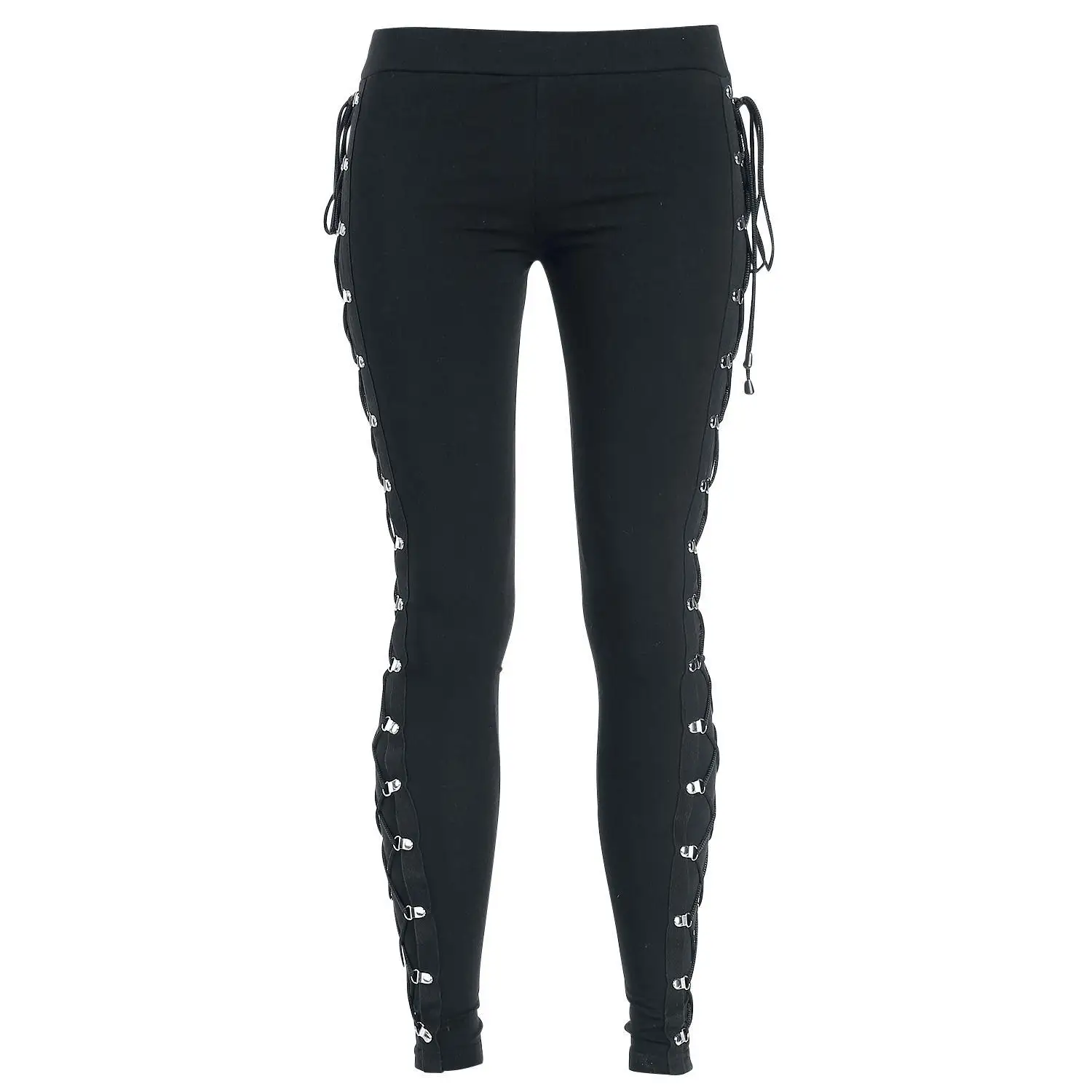 New Trousers Women Tight-fitting High-elastic Versatile Lace-up Leggings Casual Pants for Women