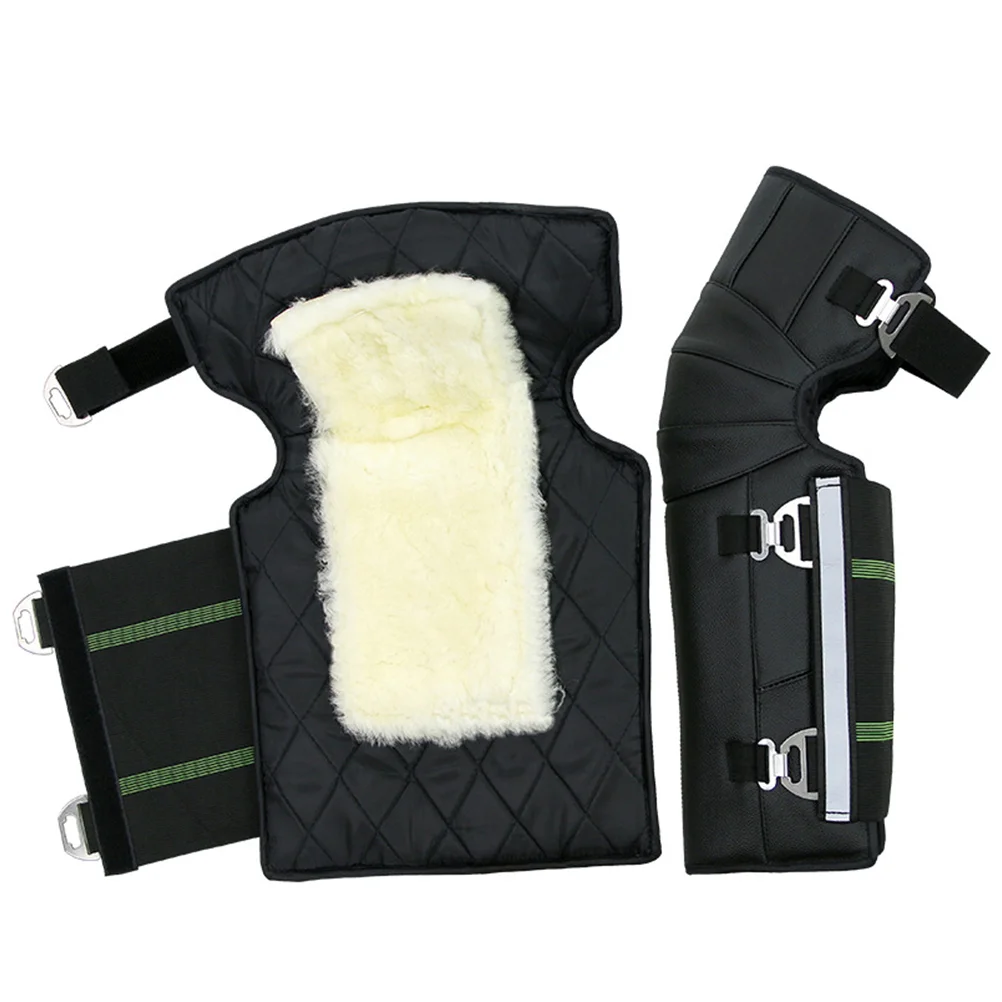 

1 Pair Kneecaps Durable Prime Sturdy Knee Support Knee Sleeve Warm Kneecap for Winter Riding
