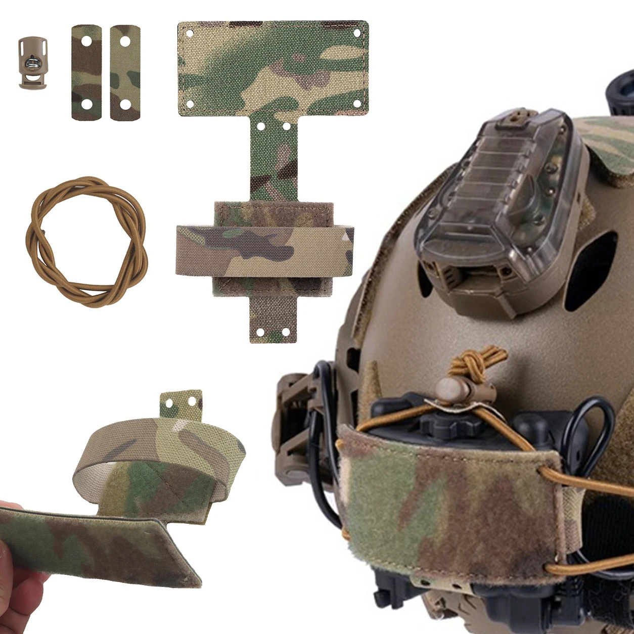 Фото Тактический чехол-кейс для батарей PVS-31 NVG, держатель противовеса, аксессуары для шлема Fast, снаряжение для охоты и страйкбола №1
