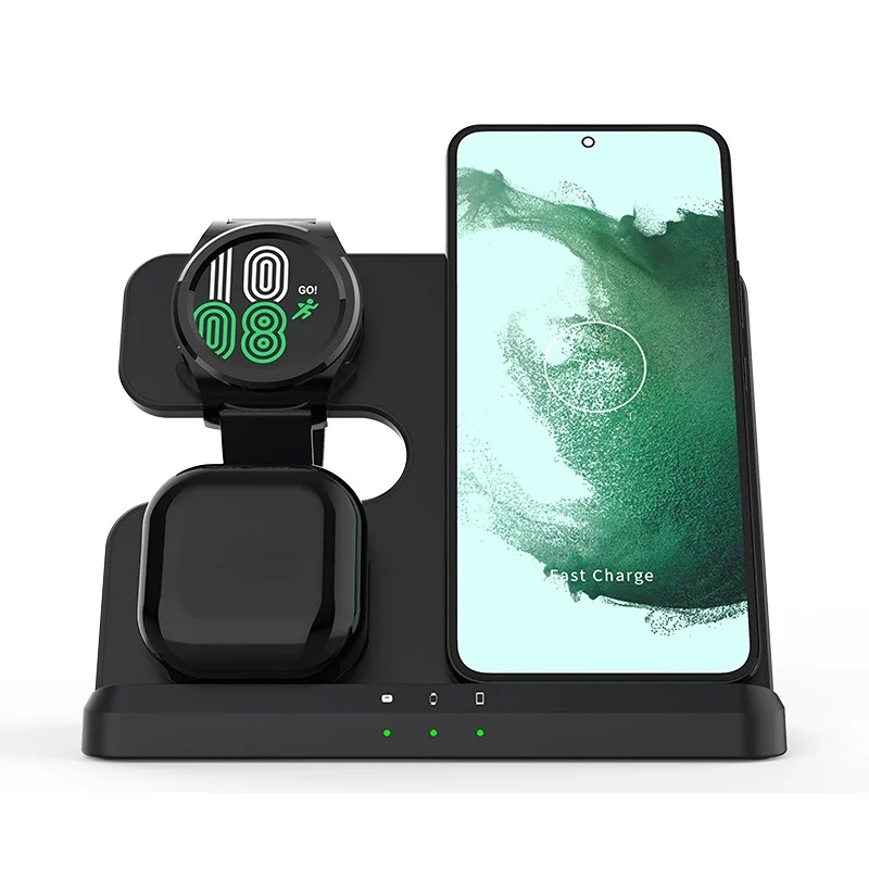 

30W 3 in 1 Wireless Charger Stand For Samsung S22 S21 S20 Ultra Galaxy Watch 5 4 3 Active 2/1 Buds Qi Fast Charging Dock Station