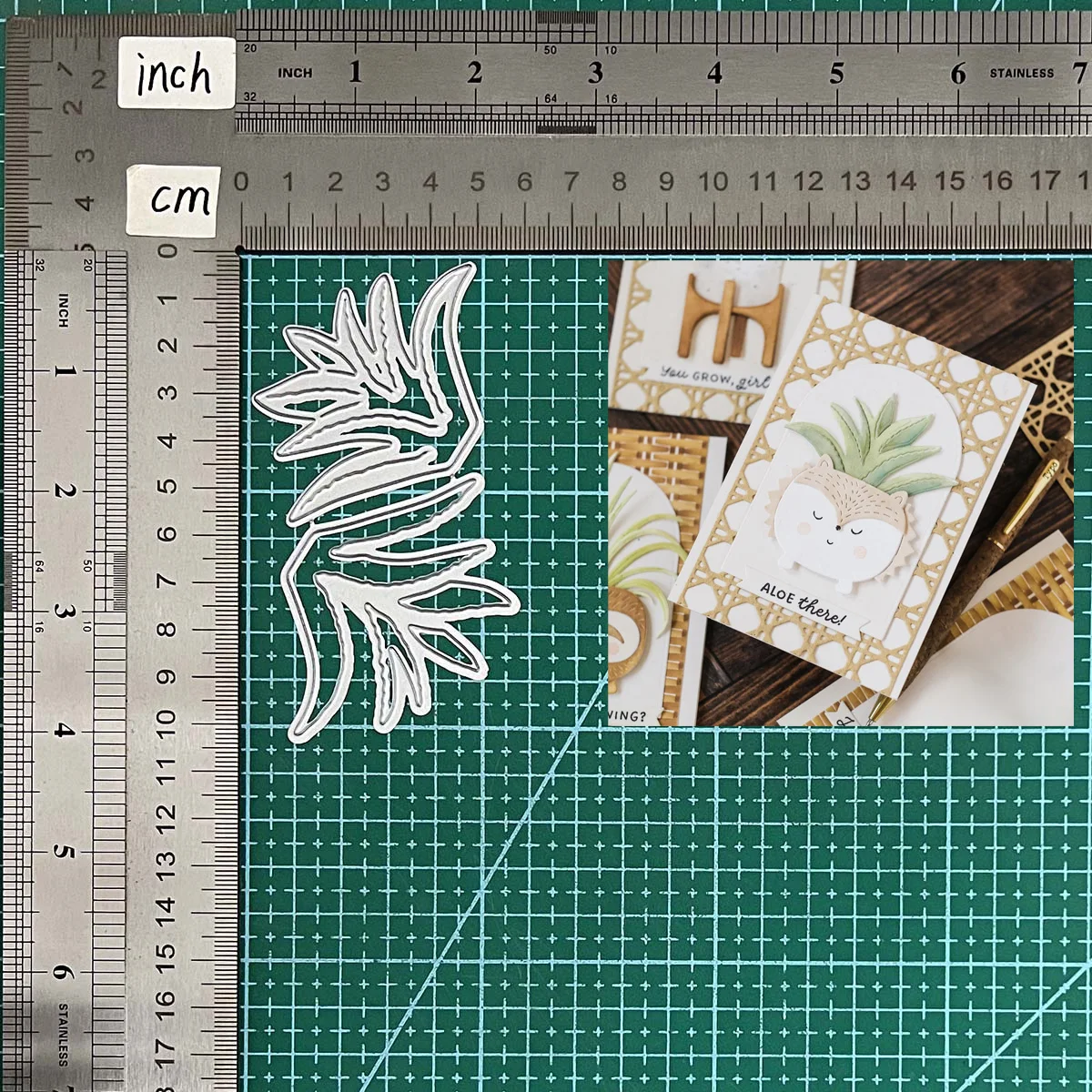 Металлические пресс-формы растение it алоэ высечка для сделай сам Скрапбукинг