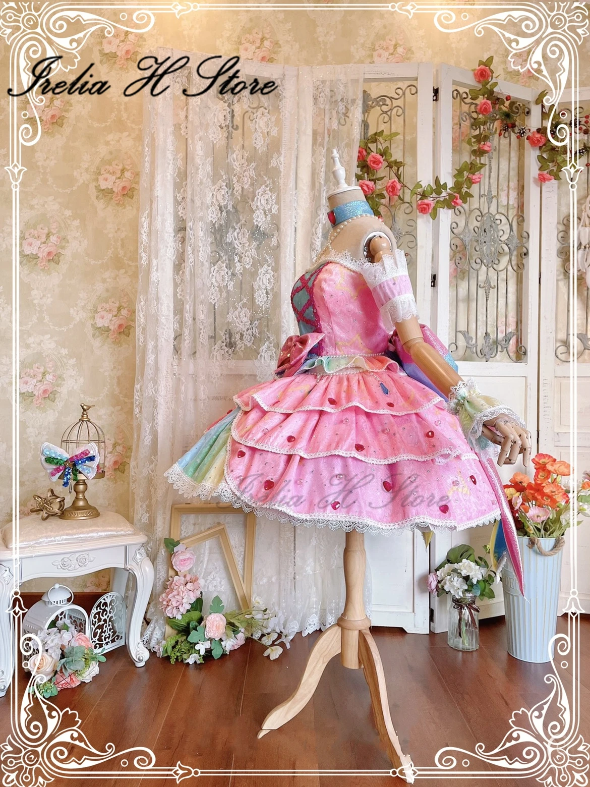 Магазин Irelia H сделанные на заказ звезды Aikatsu! Косплей-костюм nyino Yume платье аниме