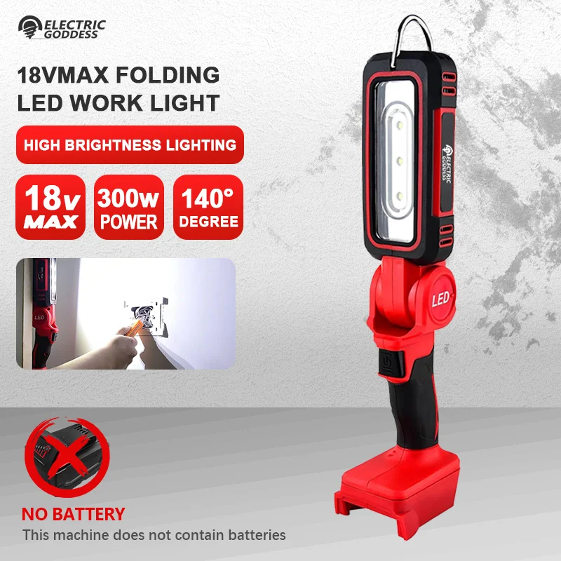 EGOD Наружный беспроводной мощный литий-ионный светодиодный светильник мощностью