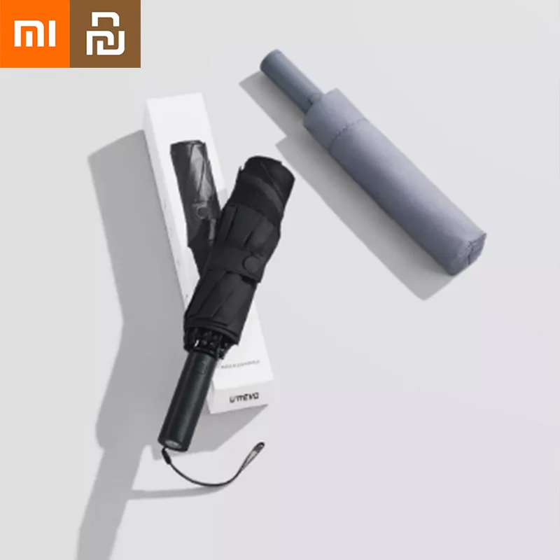 

Зонт Xiaomi Youpin со светодиодной подсветкой, складной автоматический зонт от дождя и блеска, не смачивается