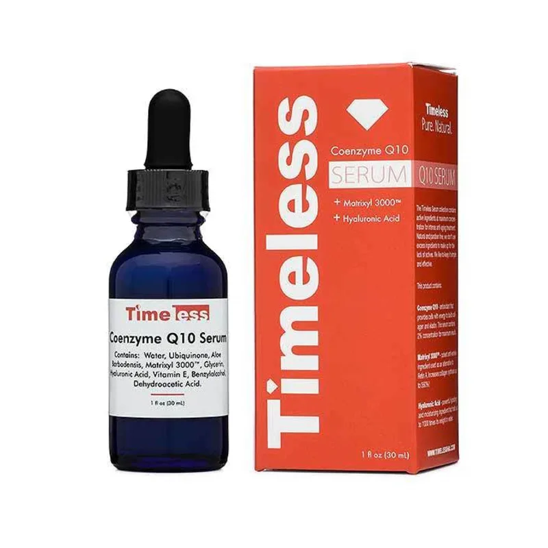 

Timeless Coenzyme Q10 Senum Moisture Replenishment Soothing Repair Anti-Aging Essence Tightening Brighten Skin Tone Care 30