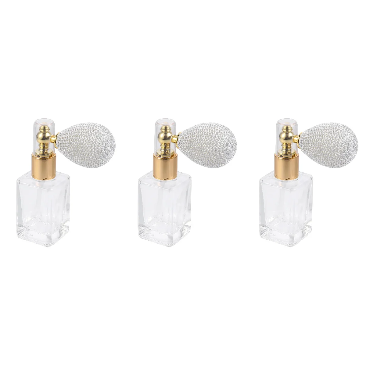 

Perfume Bottle Spray Bottles Pump Vintage Empty Mist Fine Sprayer Travel Crystal Portable Scent Glitter Short Sparkling 10Ml