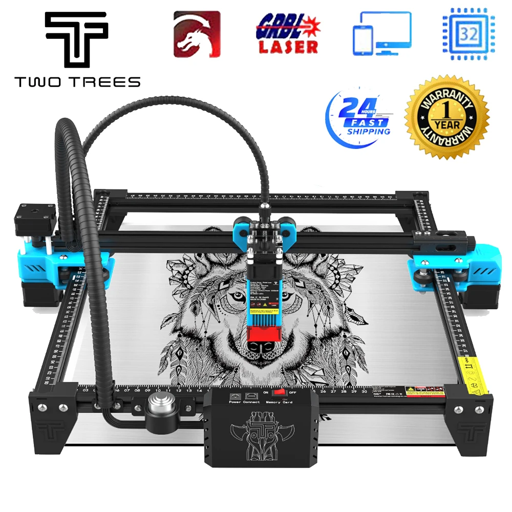 TwoTrees Laser Engraving Machine TTS-55 TTS-10 With Wifi Off