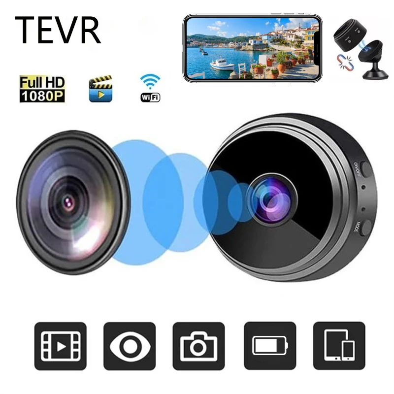 

Миниатюрная ip-камера TEVR A9, 1080P HD, с Wi-Fi