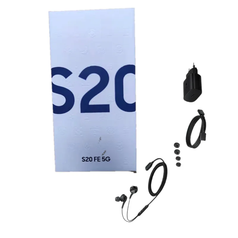 Samsung Galaxy S20 FE 5G/S20 FE Genuine Empty Packing Box or with earphone OTG Converter Cable UK/US/EU Charger empty retail box