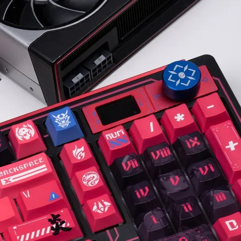 Фото VALKYRIE VK99 Механические клавиатуры RGB Беспроводная Bluetooth 2,4G Проводная 3-режимная полноклавишная игровая клавиатура с возможностью горячей замены ПК Киберспорт №3