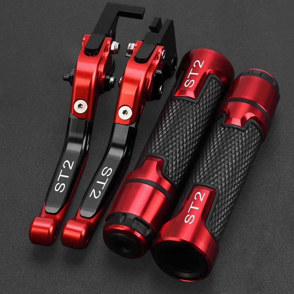 

For Ducati ST2 1998 1999 2000 2001 2002 2003 ST 2 Motorcycle Alumiunm Adjustable Extendable Brake Clutch Levers Handlebar grips