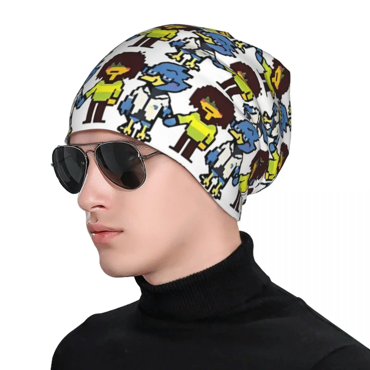 Deltarune Berdly And Kris Капот Шапки Хип-хоп Уличные шапочки Skullies Шапка Видеоигры для