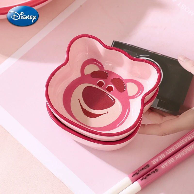 Керамическая боковая тарелка Disney Lotso закуска разноцветная миска с изображением