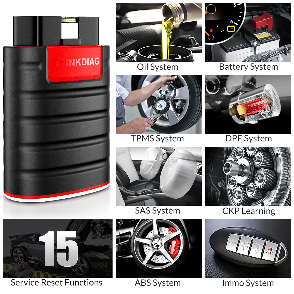 Полный набор программного обеспечения THINKCAR V1.23.004 Thinkdiag 1 год бесплатного OBD2
