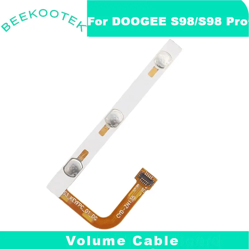 Фото Новинка, оригинальная кнопка регулировки громкости телефона DOOGEE S98 Pro, гибкий кабель FPC, запасные части для ремонта, Запчасти Для Doogee S98 №1