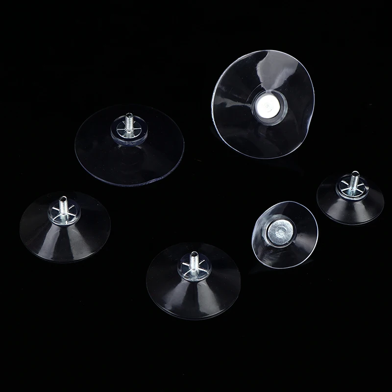 

2Pcs Suction Cup With Metal Nut Thread Bathroom Window Glass Furniture Fixture