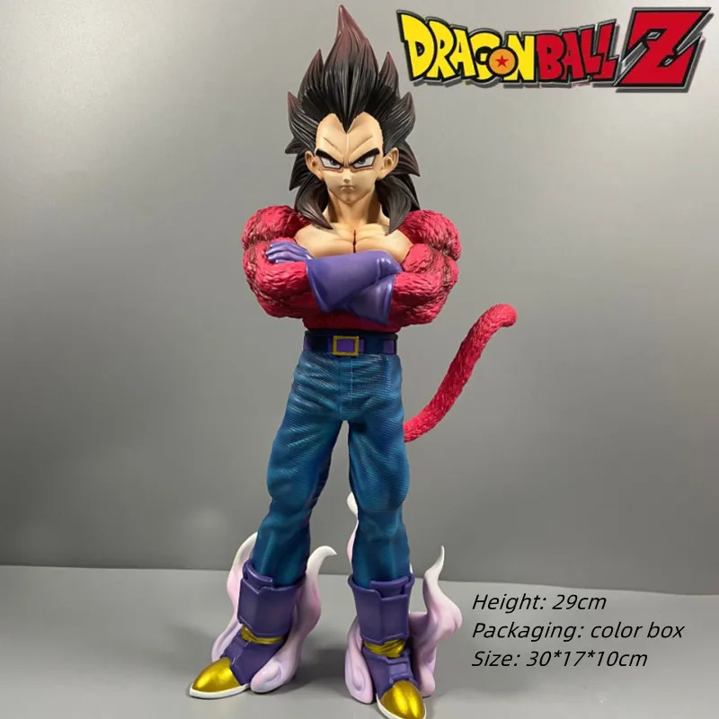 

Драконий жемчуг аниме Saiyan GT Vegeta IV в коробке мультяшная модель ручная фигурка домашнее украшение коллекция подарок для детей