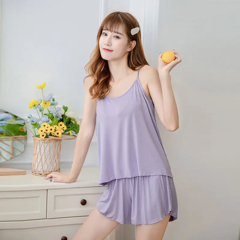 

Женская одежда для сна, модный короткий комплект, Пижама для женщин, пижамный комплект, мягкая удобная одежда, юбка и шорты, Пижама