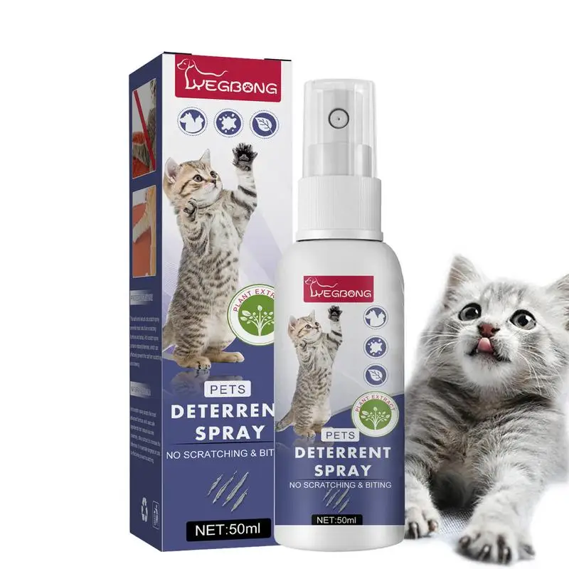 

50ml Cat Scratch Spray Cat Scratch Spray For Kittens And Cats 50ml No Scratch Spray For Cats Anti Scratch Cat Spray Effective