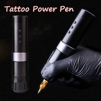 wireless tattoo pen machine battery portable power coreless motor digital led display 2000mah rca for tattoo artist body art