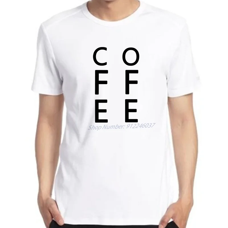 

Мужская футболка для письма кофе туалета белая футболка забавная футболка оверсайз футболка с коротким рукавом s Графические футболки футб...