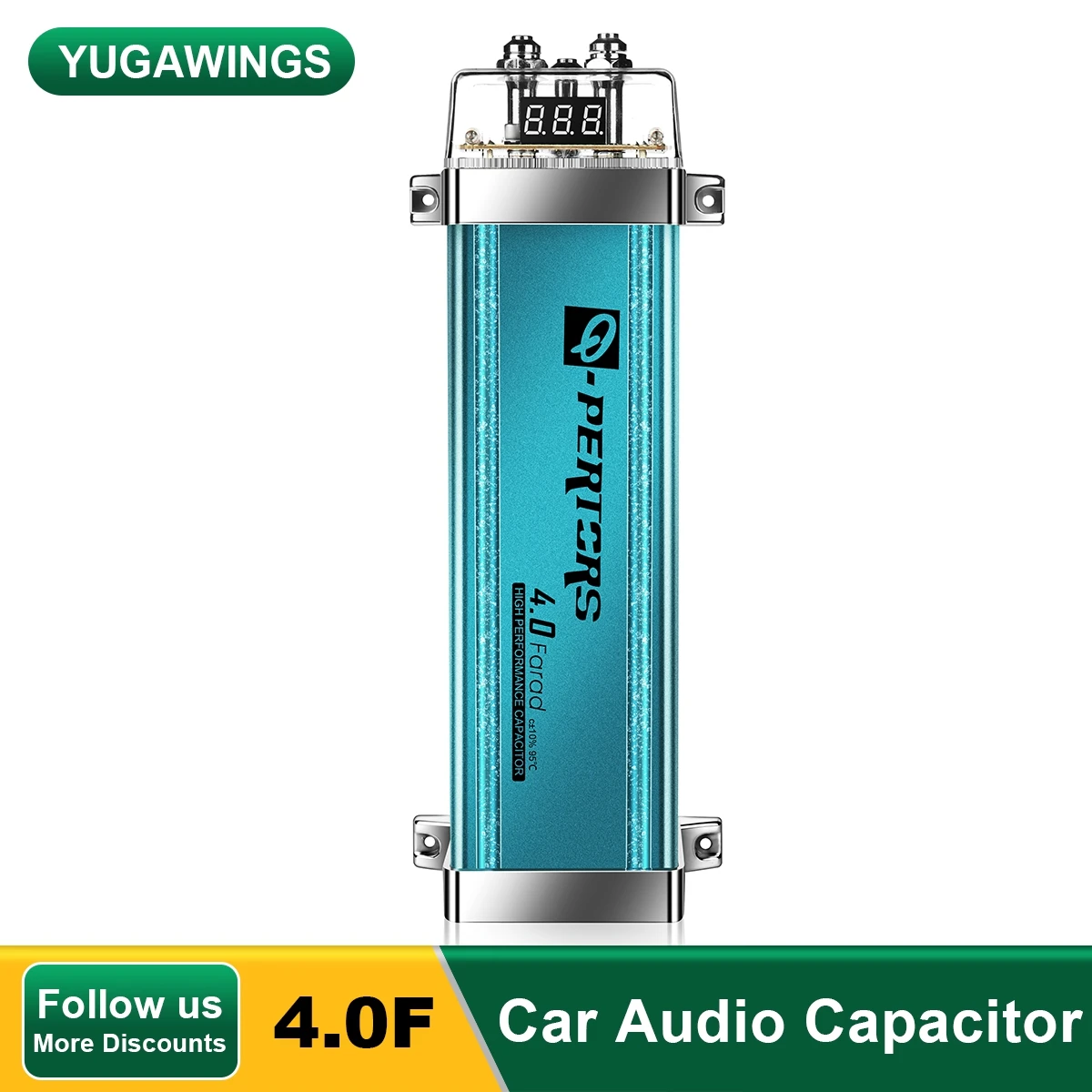 

4.0 Farad Capacitor Car Audio 4F Super Power Subwoofer Modified 4.0 Supercapacitor Filter Capacitor Stabilized Pond