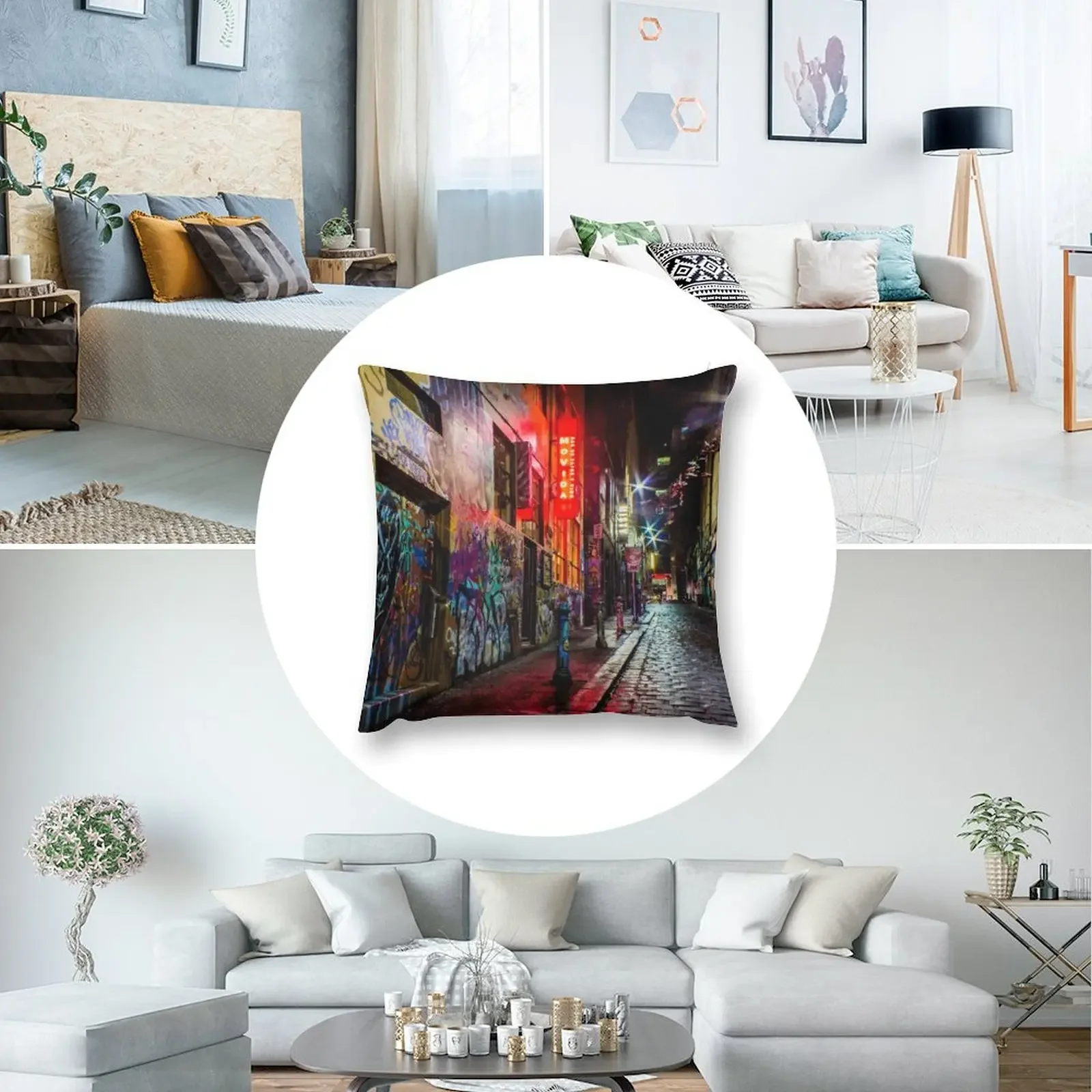 Hosiery Lane Мельбурн Виктория Австралия. Декоративная подушка Подушки для дивана