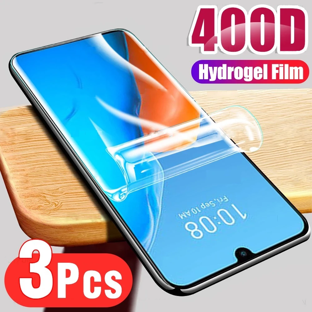 

3PCS Hydrogel Film For ZTE Blade A31 Lite A51 A71 V10 V30 Vita A3 A5 A7 A7s 2020 V2020 20 Smart L9 2019 Screen Protective Film