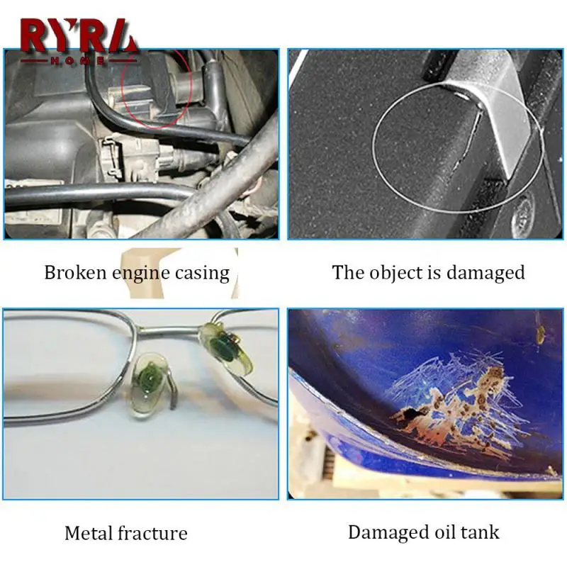 

NEW AB Strong Bonding Sealant Casting Repair Glue Machine Metal Casting Can be used for automotive and motorcycle panels