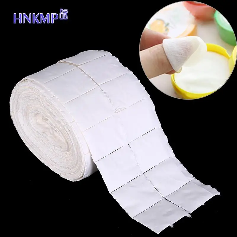 

500Pcs White Wipes Nail Cleaning Papers Polish Acrylic Gel Remover Towel Paper Cotton Pads Roll Salon Nail Art Cleaner Tools