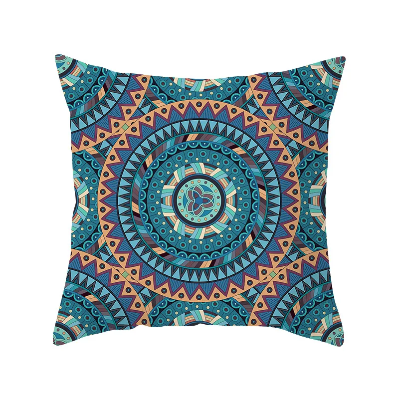 

Printed Geometric Linen Hugging Pillow Case Home Sofa Cushion Pillow Pillow Case
