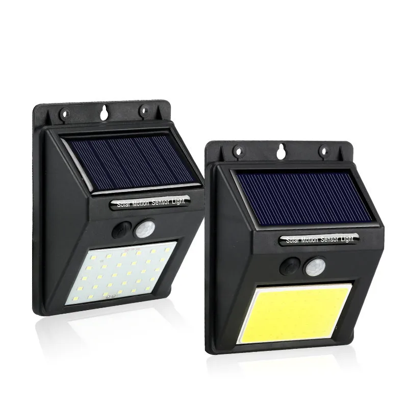 

LED Solar Powered Lights Wireless Motion Sensor Lamp Security Outdoor Waterproof Wall Spotlights Garden Street Path Lighting
