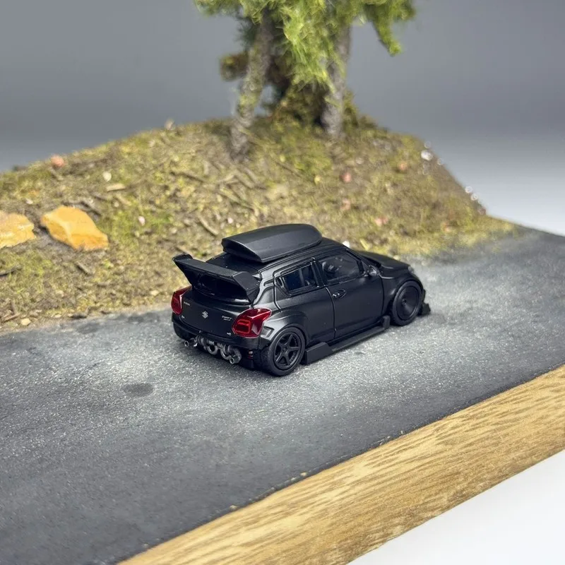 Фото Gop Speed 1/64 Suzuki Swift Sport ZC32S Zephyr, модифицированная версия, литая модель автомобиля, коллекционная игрушка из сплава, подарок для мальчиков. №4