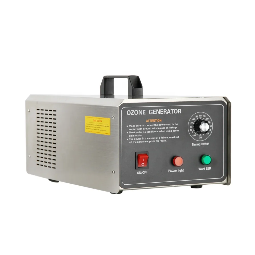 

High Quality 20G/H Portable Stainless Steel Ozone Generator ce Water Purifier Treatment Equipment air sterilizer