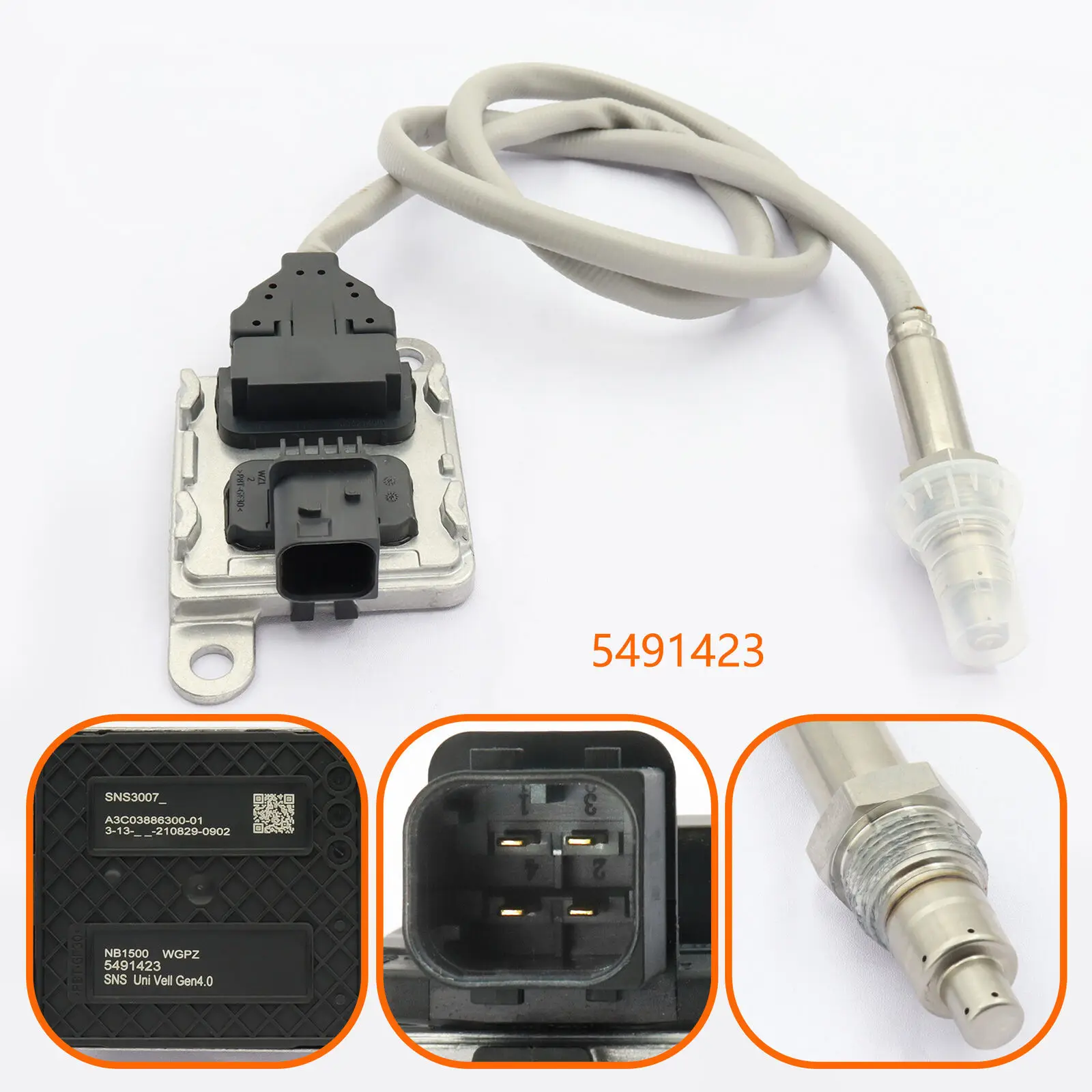 5491423 SNS3007 A3C03886300-01 датчик оксида азота Nox для Cummins ISB QSB 6 7