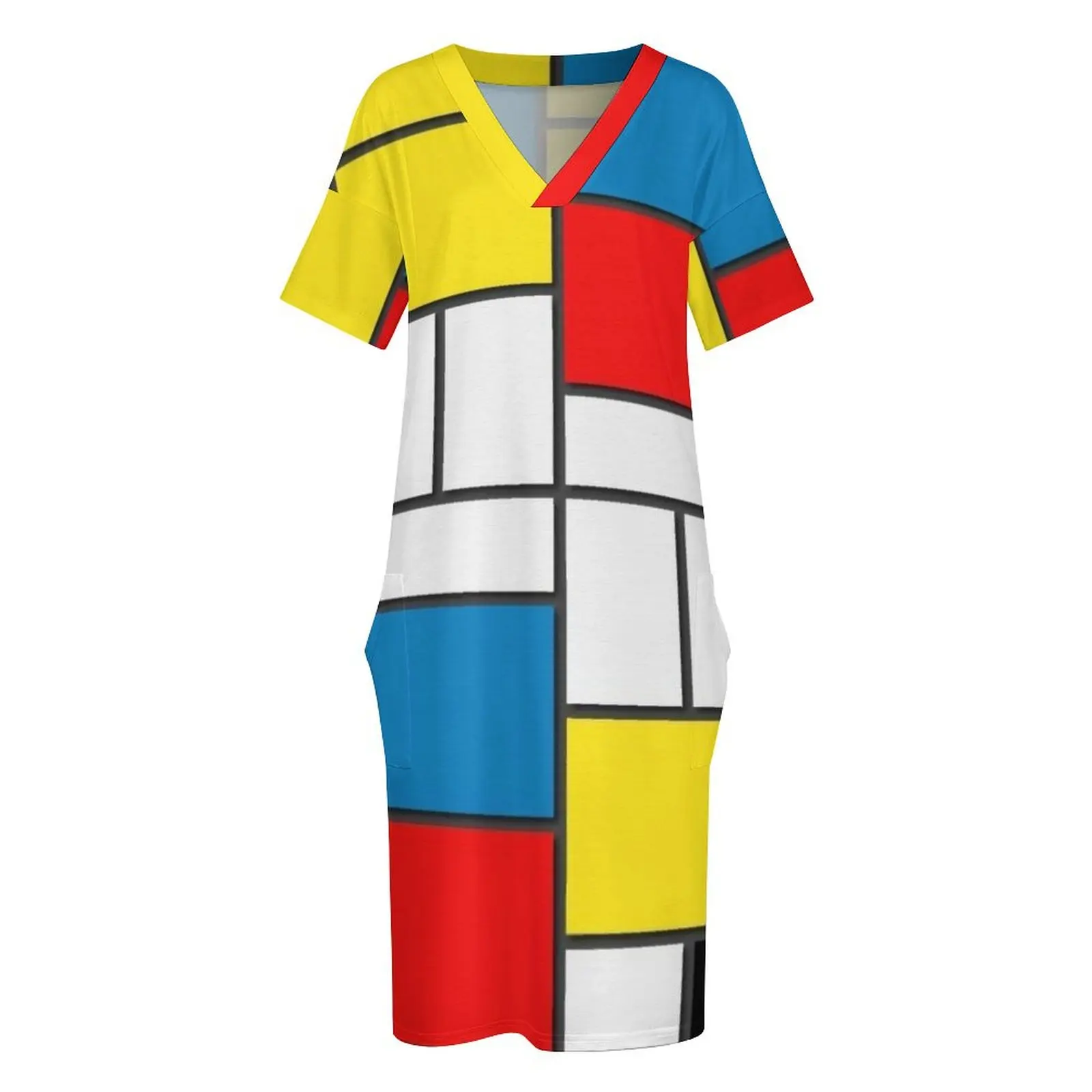 Платье Piet Mondrian - Tableau Neo из полиэстера