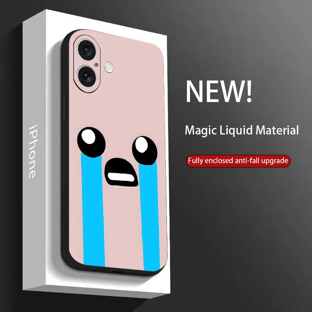 Фото Популярный чехол для телефона The Binding of Isaac для iPhone 17 16 15 14 13 12 11 X XR XS 8 Plus Mini Pro Max, мягкий черный противоударный чехол №2