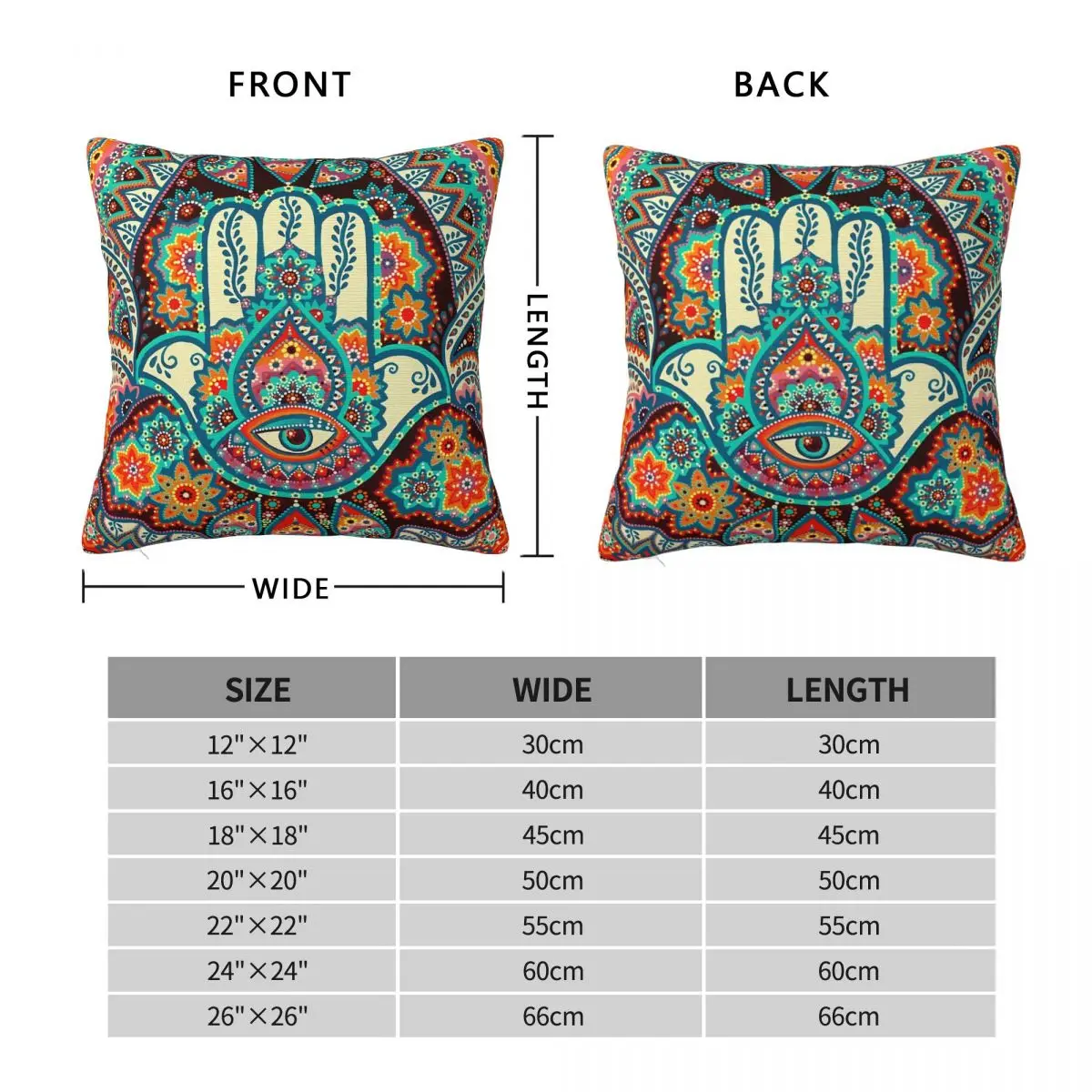 Декоративная подушка Hamsa для дома дивана стула