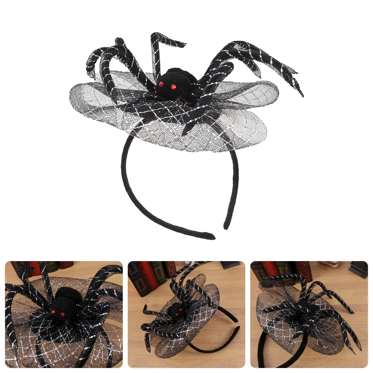 

Spider Headband Spider Web Headpiece Headdress for Party Supplies,, Photo Booth