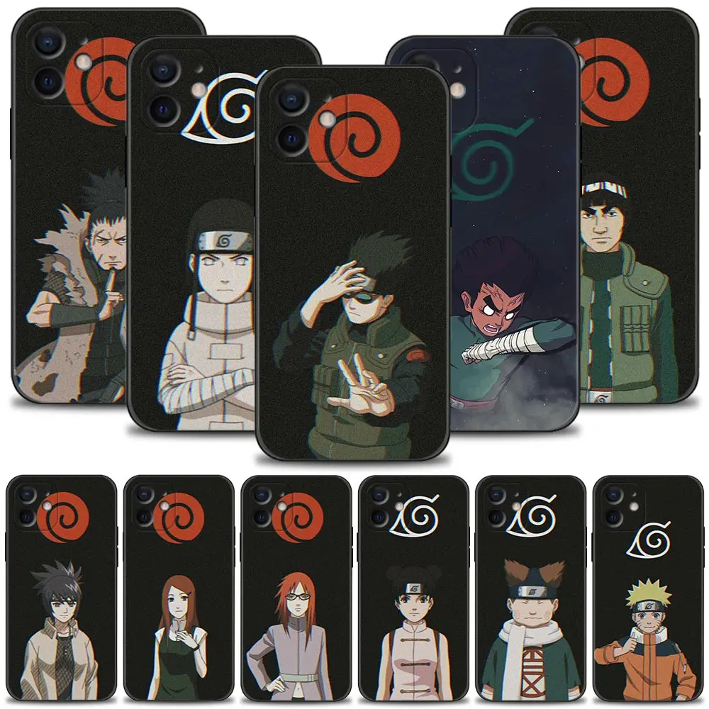 

Phone Case For iPhone 13 11 12 Pro Max X XS XR 8 7 6 6S Plus SE 5 5S Cover Silicone Shell Naruto Rock Lee Friends