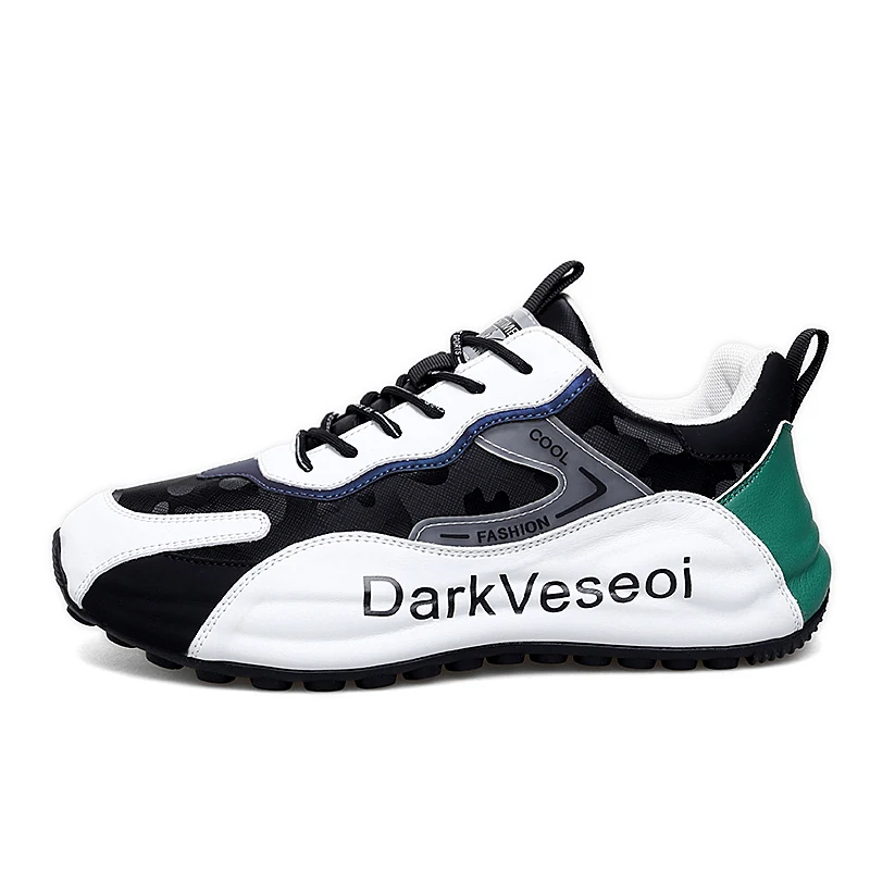 

New Trend Leather Man Casual Sneakers Fashion Flats Footwear For Mens Good Quality Walking Shoes Men Anti Slip Casual Shoes Male
