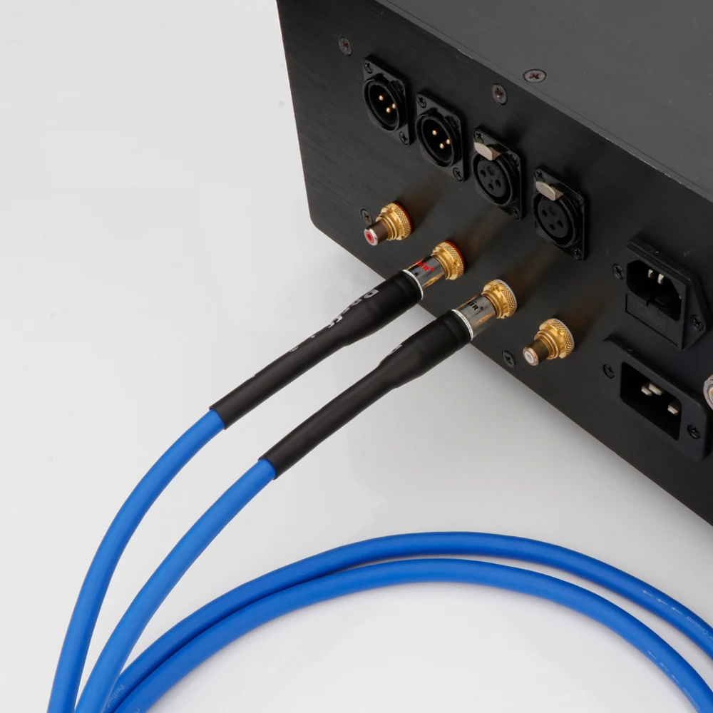 Соединительный аудиокабель с посеребренным разъемом RCA HIFI аудио кабель