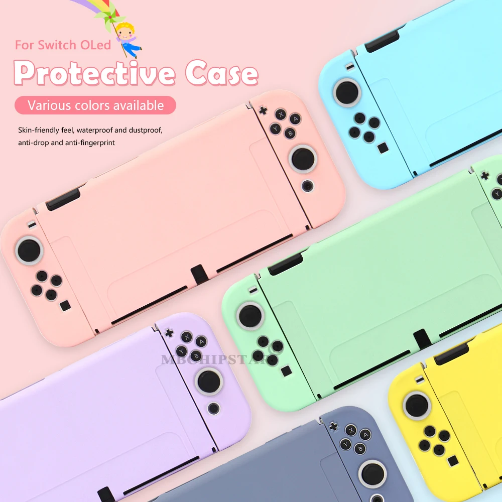 

For Nintendo Switch OLED Accessories Protective Shell NS Game Host Console TPU All-inclusive Soft Cover Protection Case Pouch