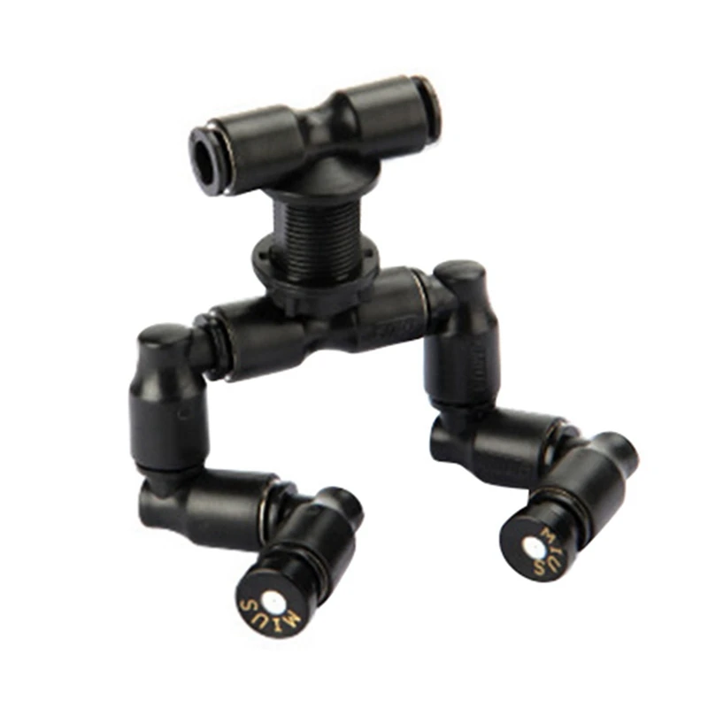 

4X MIUS Reptiles Fogger Mist Sprinkler Rainforest Tank 360 Adjustable Aquarium Aquatic Pet Cooling System
