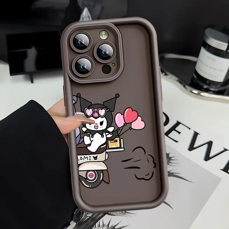 Чехлы для телефонов Apple iPhone 15 13 14 12 11 Pro Max XS 7 XR 14Plus 8 X Angel Eye Ladder Funda Cover Fashion Trend Kurome Bakus