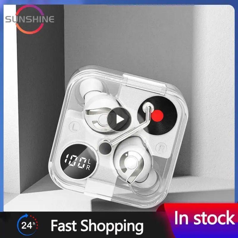 

Stereo Music Headphones Active Noise-cancellation With Charging Box Wireless Headset Foldable Bass Sound Sport Earbuds