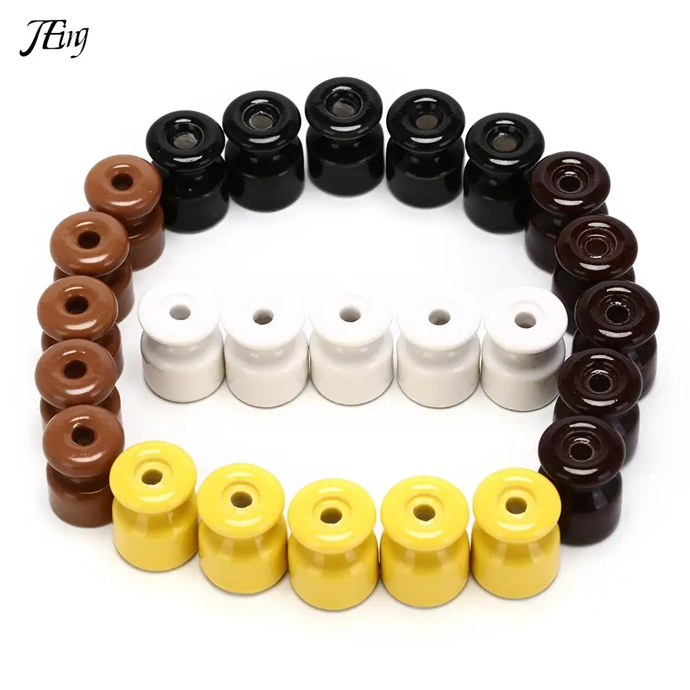 5 фарфоровый набор из… предметов изолятор для настенной проводки керамические