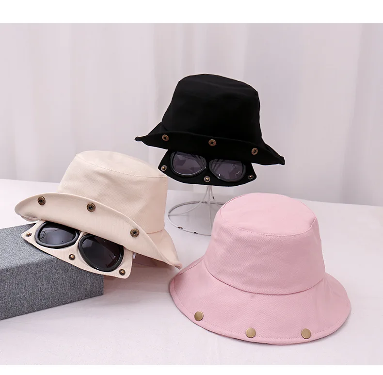 

Солнцезащитные очки-авиаторы унисекс, Панама в стиле хип-хоп, с защитой от солнца, для путешествий, весна-лето